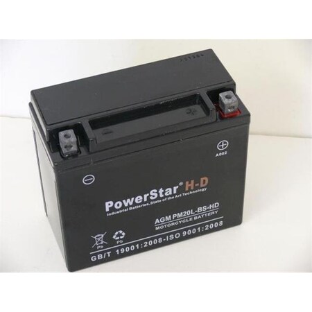 Powerstar PowerStar PM20L-BS-HD-9 H-D UTX20L GTX20L-BS CTX20L-BS YB16CLB Upgrade Harley 65989-97A PM20L-BS-HD-9